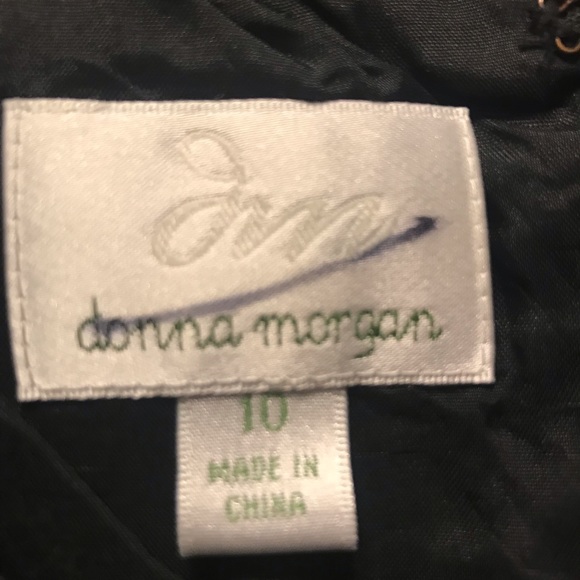 Donna Morgan Black Dress. - Picture 6 of 6